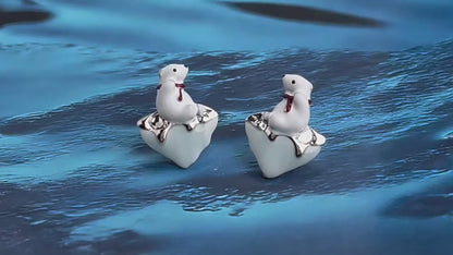 Polar Bear Earrings