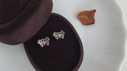 Wings of Wildflower Stud Earrings