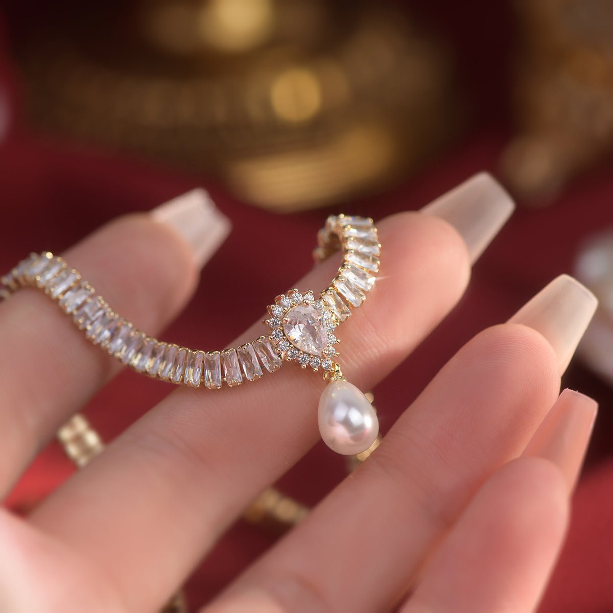 Princess Necklace - Barbara - Gold Plated - Abbott Atelier