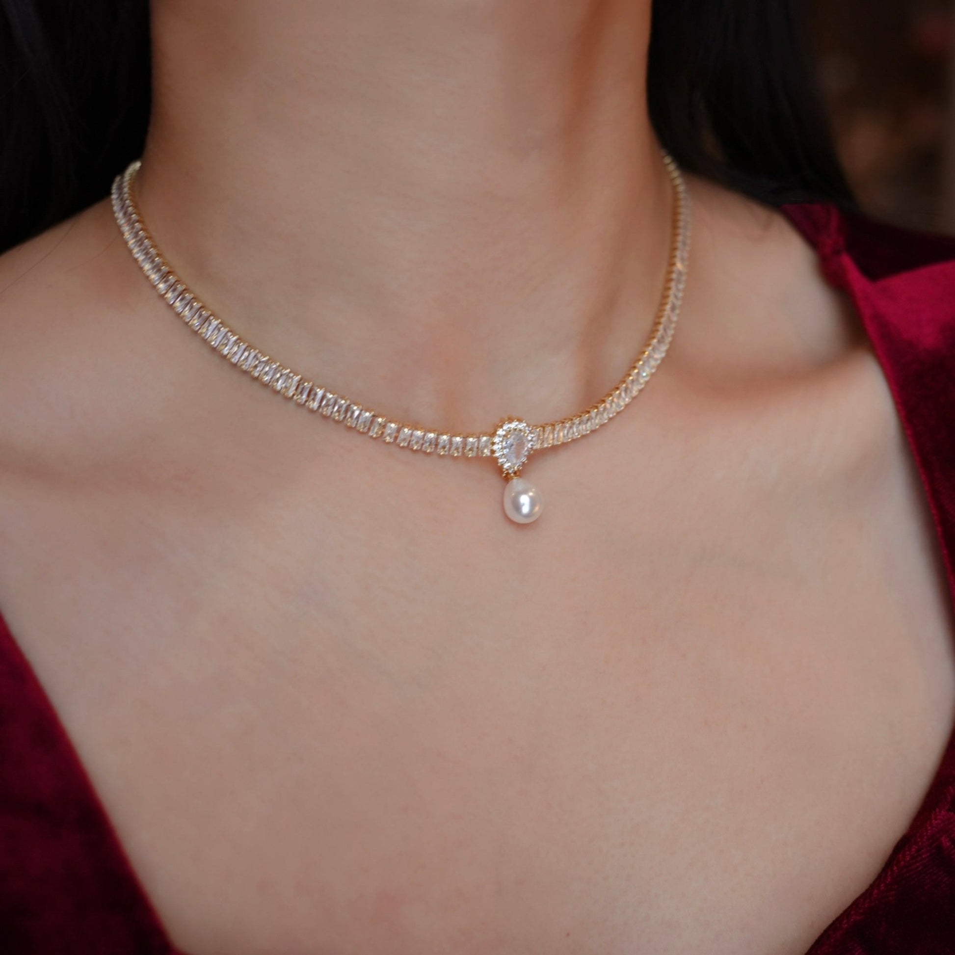Princess Necklace - Barbara - Gold Plated - Abbott Atelier
