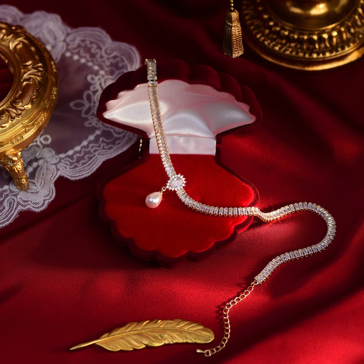 Princess Necklace - Barbara - Gold Plated - Abbott Atelier