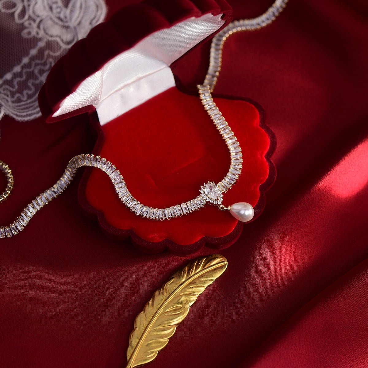 Princess Necklace - Barbara - Gold Plated - Abbott Atelier