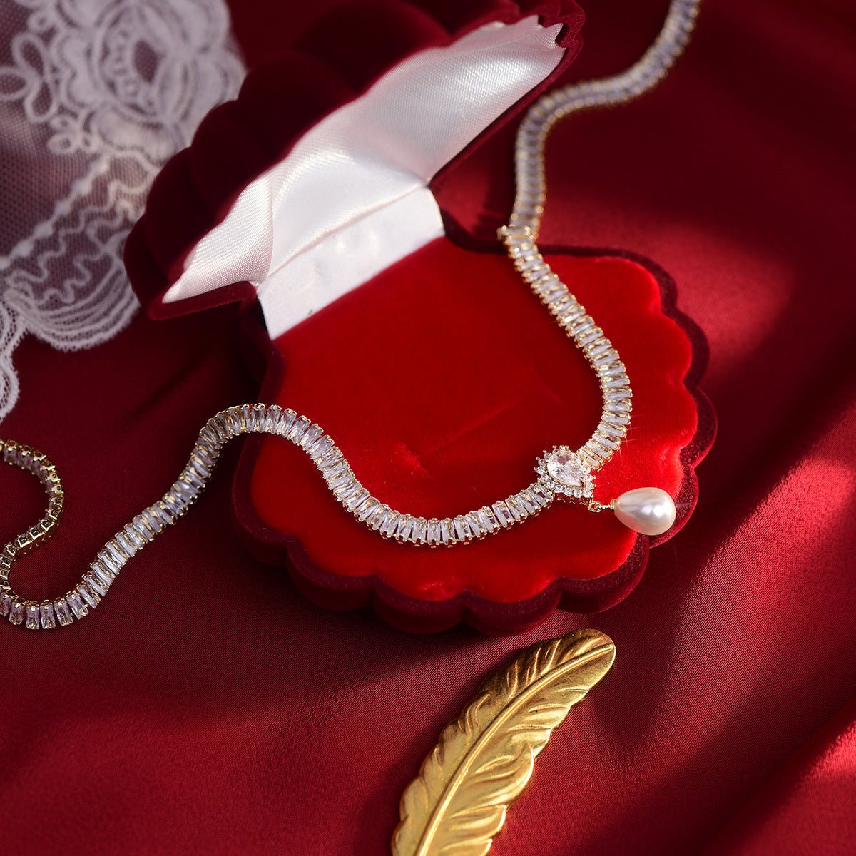 Princess Necklace - Barbara - Gold Plated - Abbott Atelier