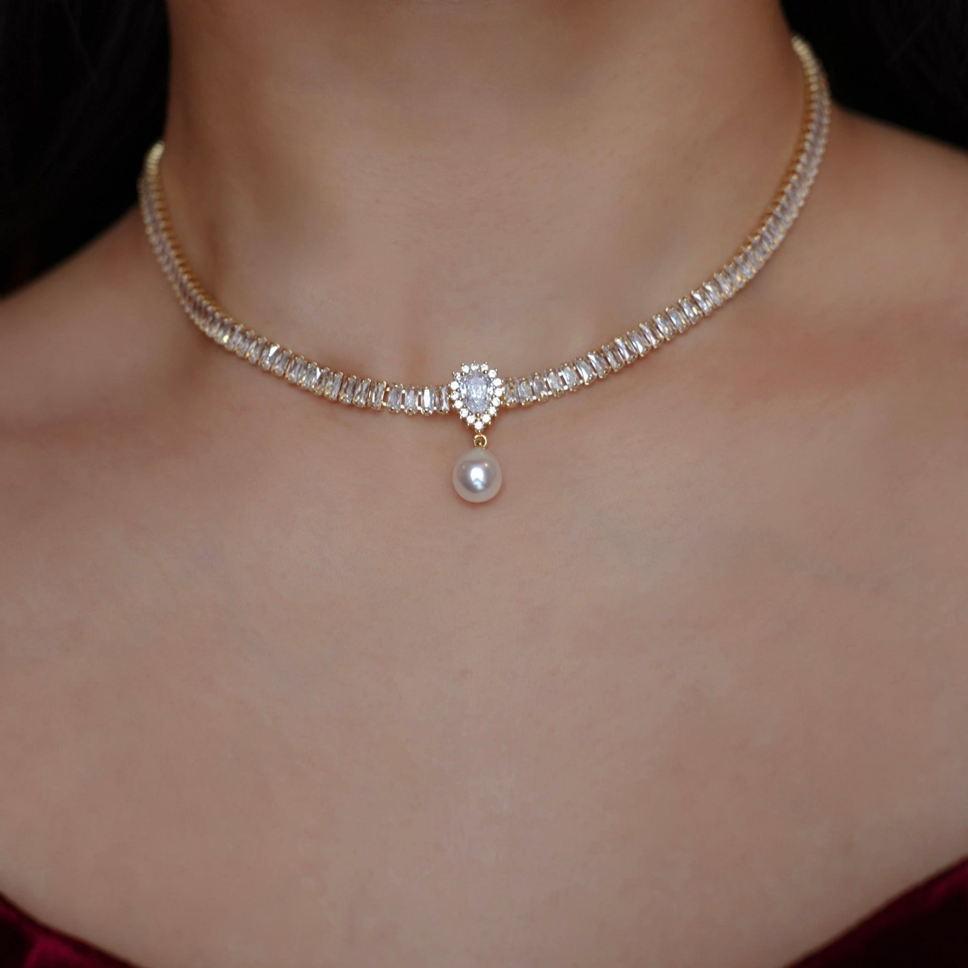 Princess Necklace - Barbara - Gold Plated - Abbott Atelier