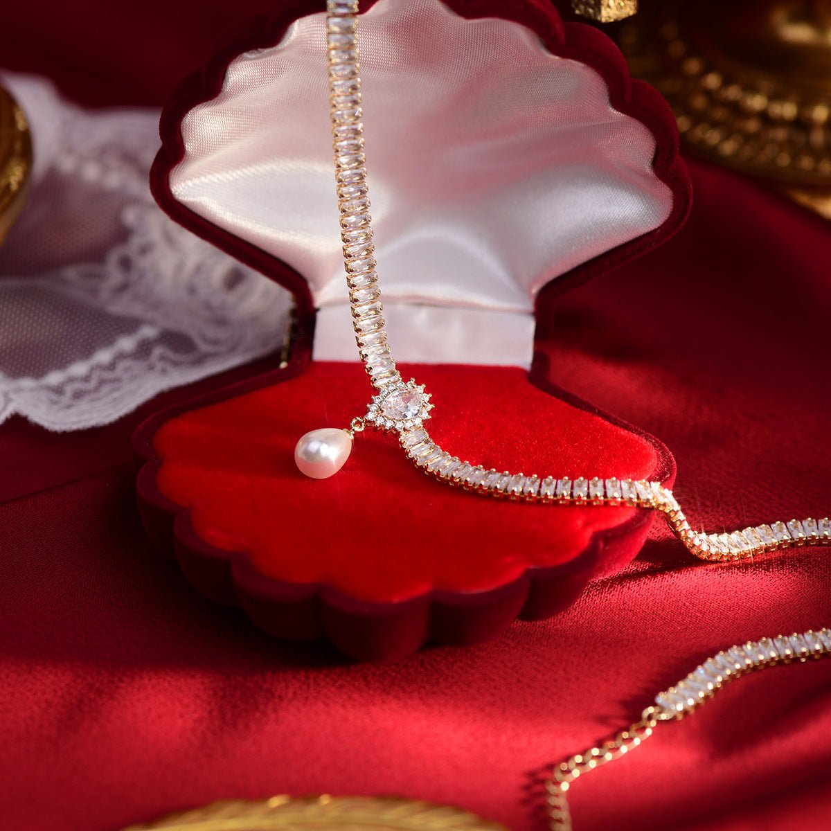 Princess Necklace - Barbara - Gold Plated - Abbott Atelier