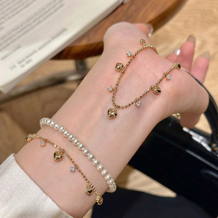 Puffy Heart Bracelet - Gold - Plated - Abbott Atelier