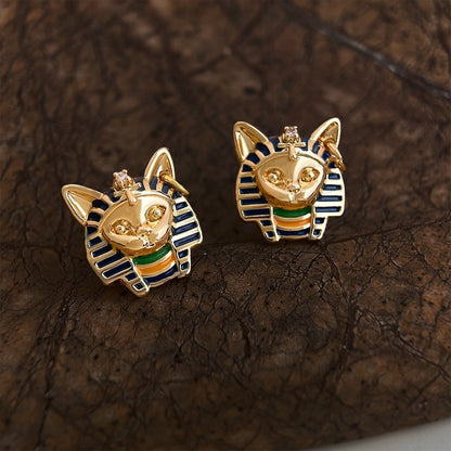 Purraoh Cat Earrings - Hypoallergenic - Abbott Atelier