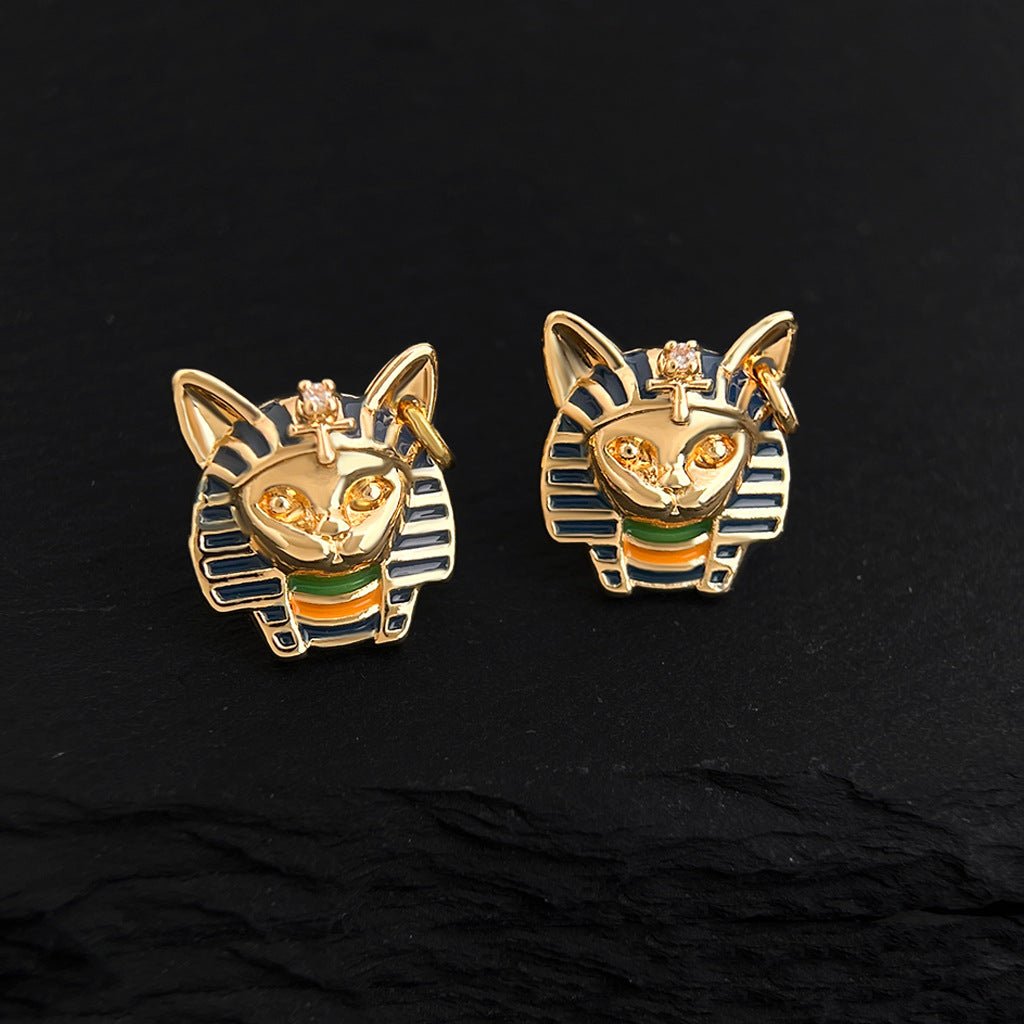 Purraoh Cat Earrings - Hypoallergenic - Abbott Atelier