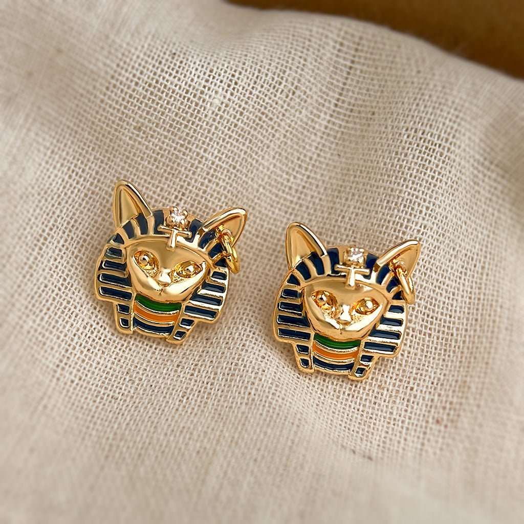 Purraoh Cat Earrings - Hypoallergenic - Abbott Atelier