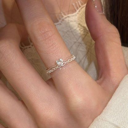 Rosalie Heart Ring - Gold-Plated - Abbott Atelier