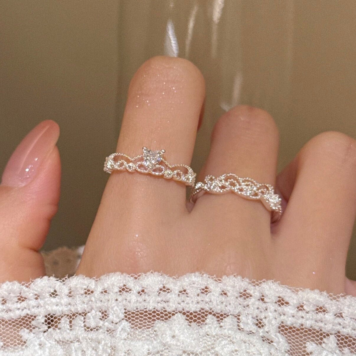Rosalie Heart Ring - Gold-Plated - Abbott Atelier