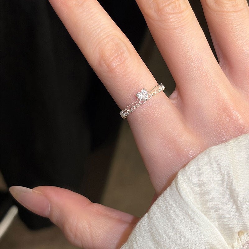 Rosalie Heart Ring - Gold-Plated - Abbott Atelier