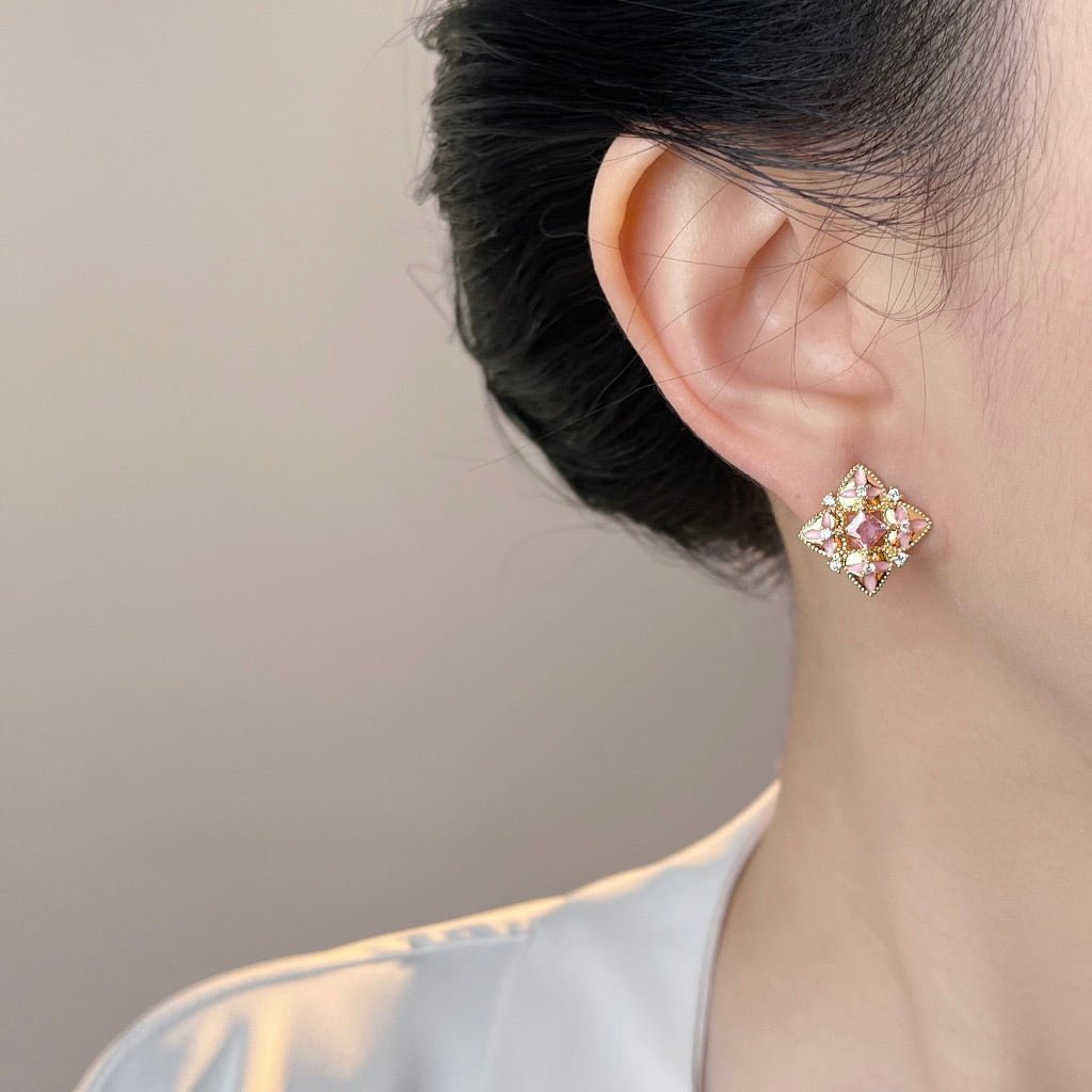 Rosaline Florence Earrings - Gold Plated - Abbott Atelier