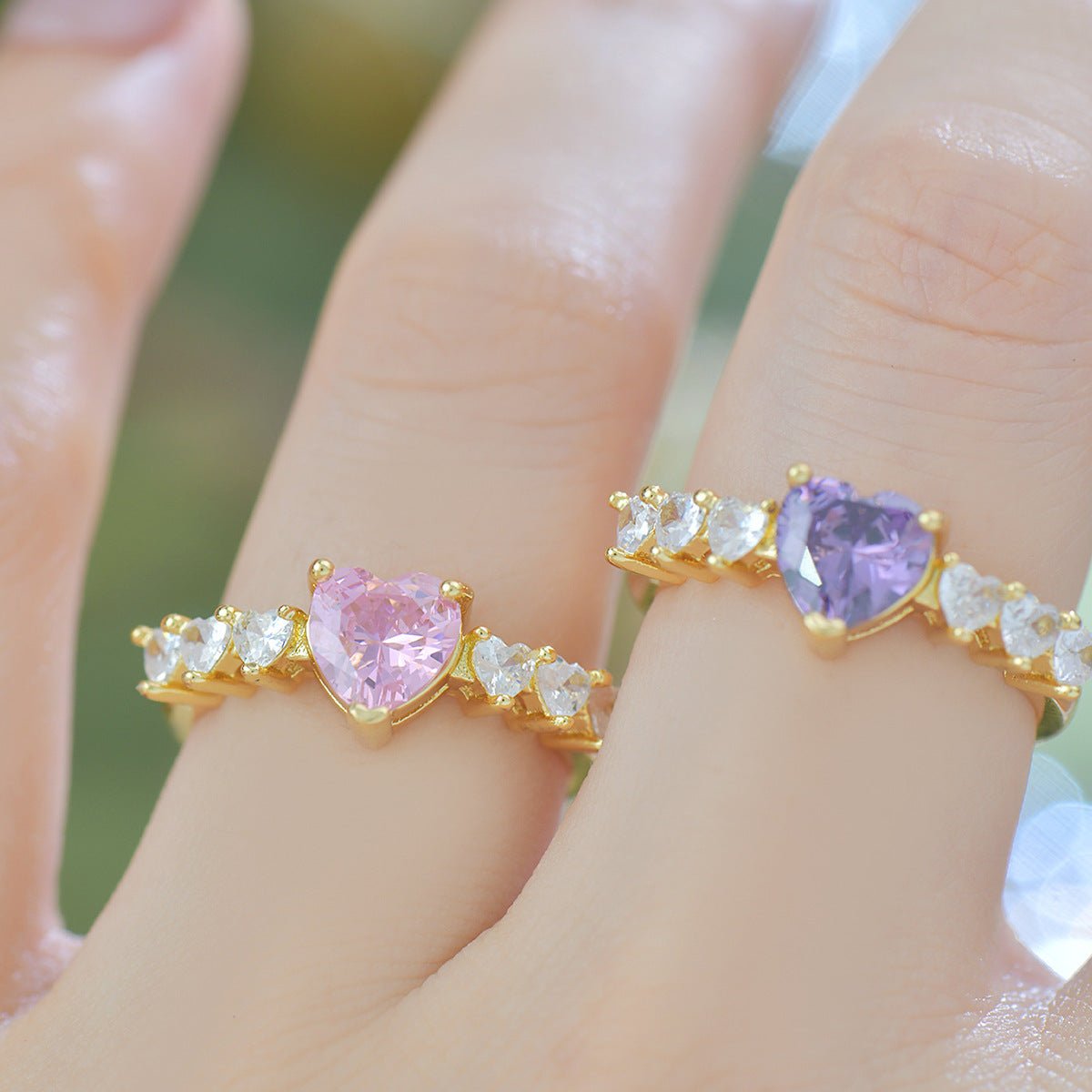 Rosaline Heart Ring - Gold - Plated - Abbott Atelier