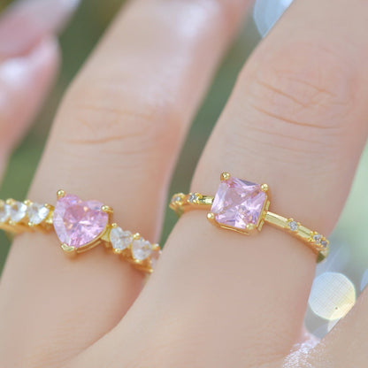 Rosaline Princess Ring - Gold - Plated - Abbott Atelier