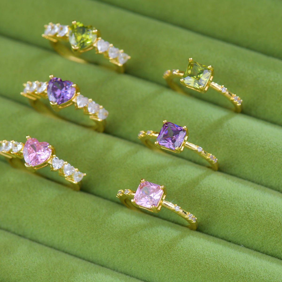 Rosaline Princess Ring - Gold - Plated - Abbott Atelier