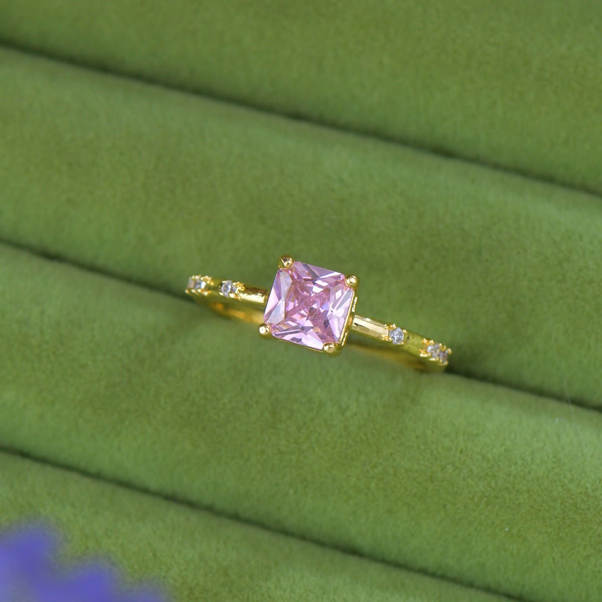 Rosaline Princess Ring - Gold - Plated - Abbott Atelier