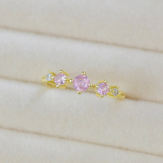 Rosaline Trilogy Ring in Gold - Gold - Plated - Abbott Atelier