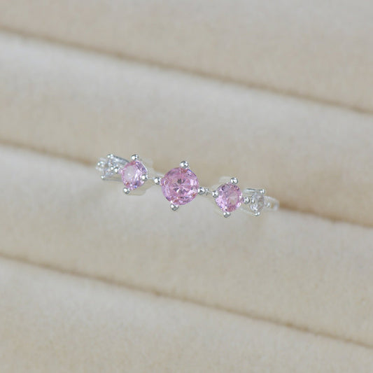 Rosaline Trilogy Ring in Silver - Gold - Plated - Abbott Atelier