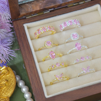 Rosaline Trilogy Ring in Silver - Gold - Plated - Abbott Atelier