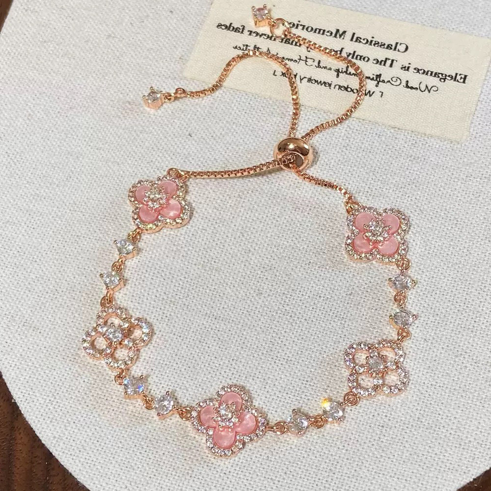 Rose Blossom Bracelet - Gold Plated - Abbott Atelier