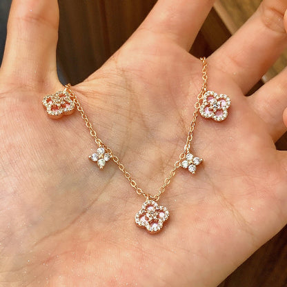 Rose Blossom Charm Bracelet - Gold Plated - Abbott Atelier