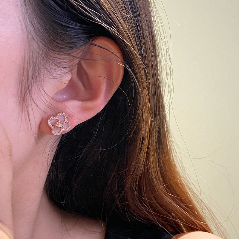 Rose Blossom Earrings - Hypoallergenic - Abbott Atelier