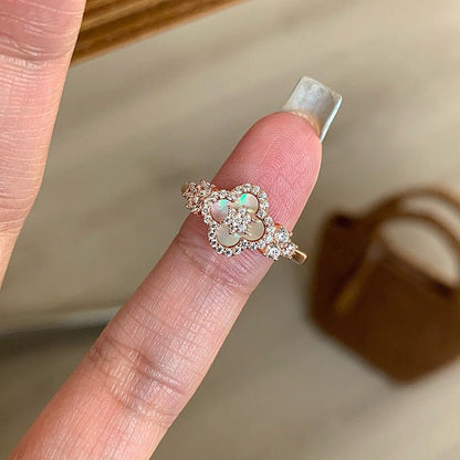 Rose Blossom Ring - Gold - Plated - Abbott Atelier