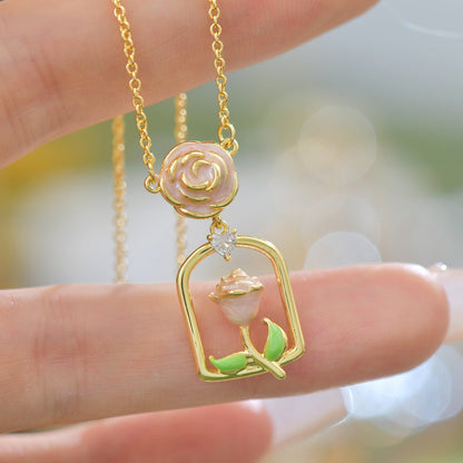 Rose Garden Necklace - Gold Plated - Abbott Atelier