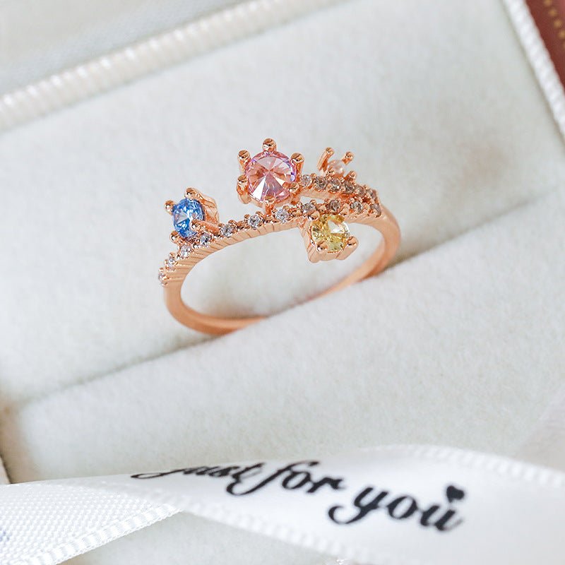 Rose Gold Nebula Ring - Gold - Plated - Abbott Atelier