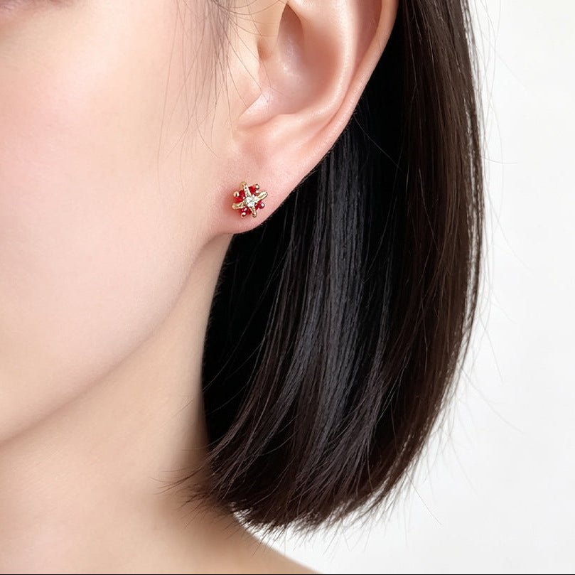 Royal Crown Stud Earrings - Hypoallergenic - Abbott Atelier