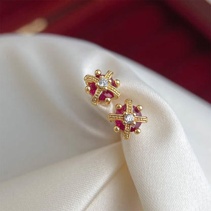 Royal Crown Stud Earrings - Hypoallergenic - Abbott Atelier
