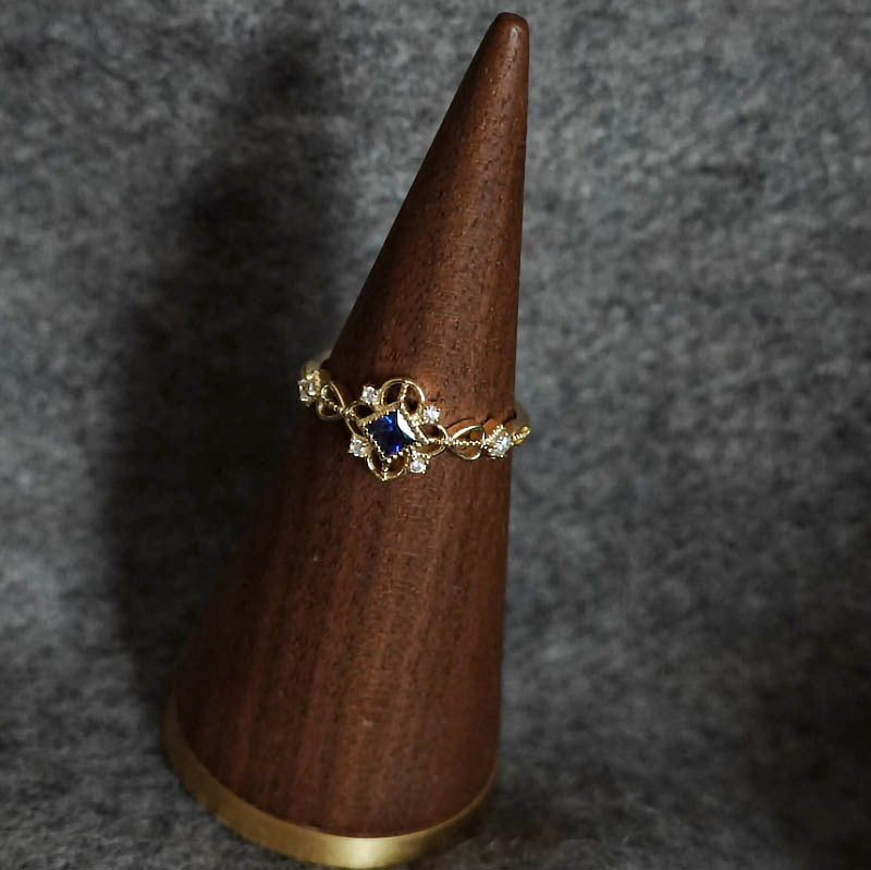 Sapphire Serenade Ring - Gold - Plated - Abbott Atelier