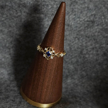 Sapphire Serenade Ring - Gold - Plated - Abbott Atelier