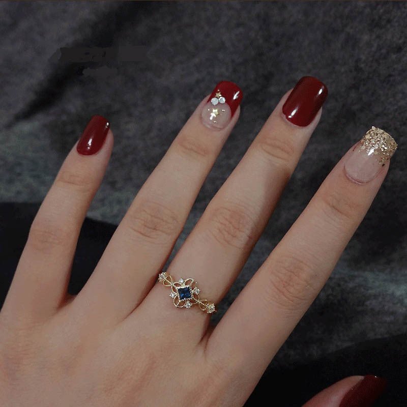 Sapphire Serenade Ring - Gold - Plated - Abbott Atelier