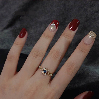 Sapphire Serenade Ring - Gold - Plated - Abbott Atelier