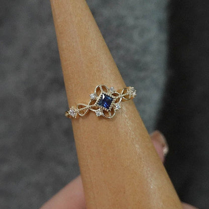 Sapphire Serenade Ring - Gold - Plated - Abbott Atelier