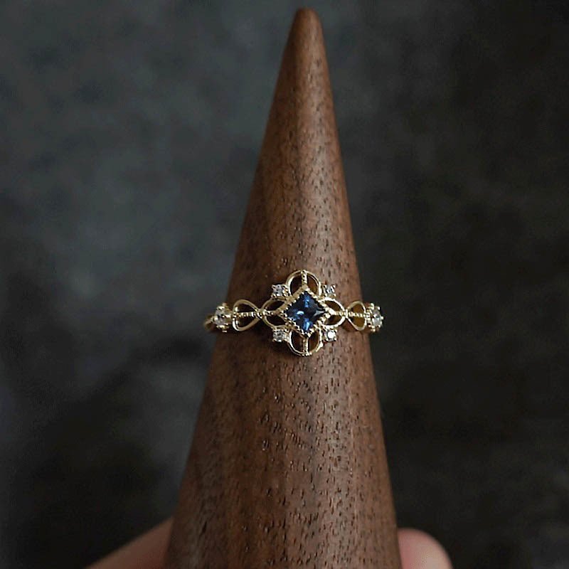 Sapphire Serenade Ring - Gold - Plated - Abbott Atelier