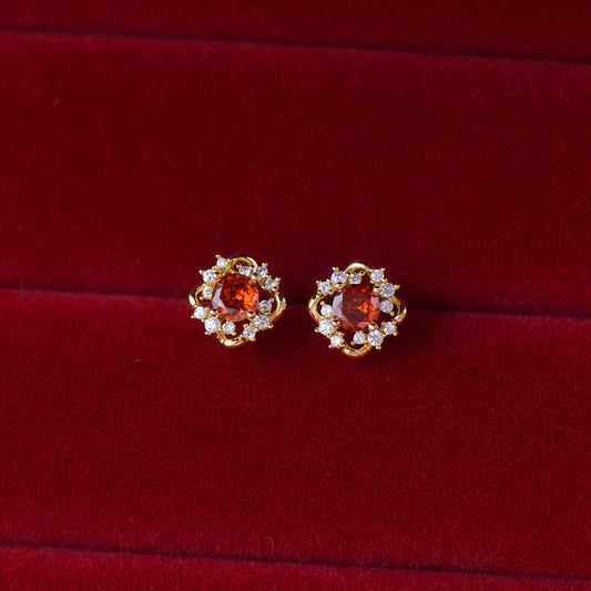 Scarlet Amorette Earrings - Hypoallergenic - Abbott Atelier