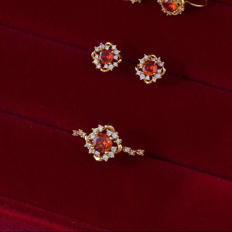 Scarlet Amorette Ring - Gold - Plated - Abbott Atelier