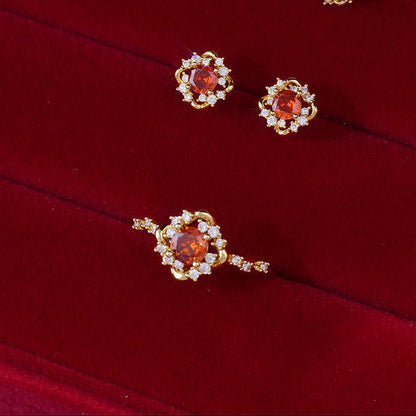 Scarlet Amorette Ring - Gold - Plated - Abbott Atelier