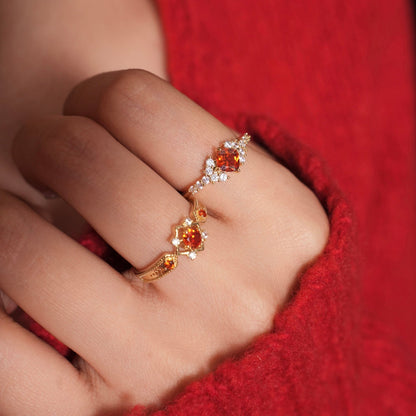 Scarlet Baroque Ring - Gold - Plated - Abbott Atelier