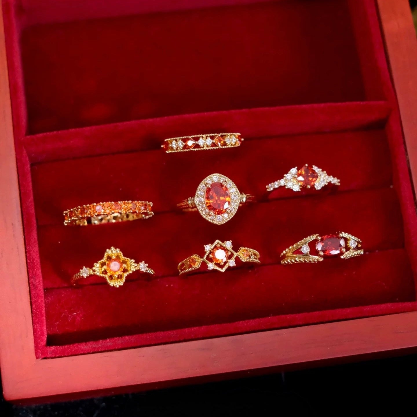 Scarlet Baroque Ring - Gold - Plated - Abbott Atelier