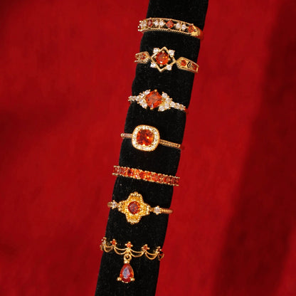 Scarlet Baroque Ring - Gold - Plated - Abbott Atelier