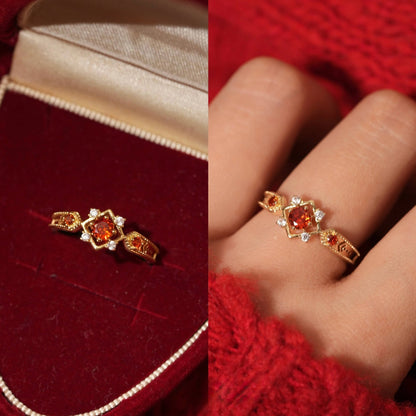 Scarlet Baroque Ring - Gold - Plated - Abbott Atelier
