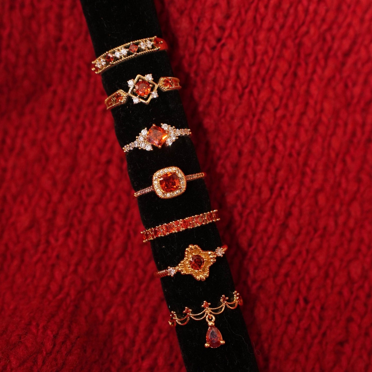 Scarlet Baroque Ring - Gold - Plated - Abbott Atelier