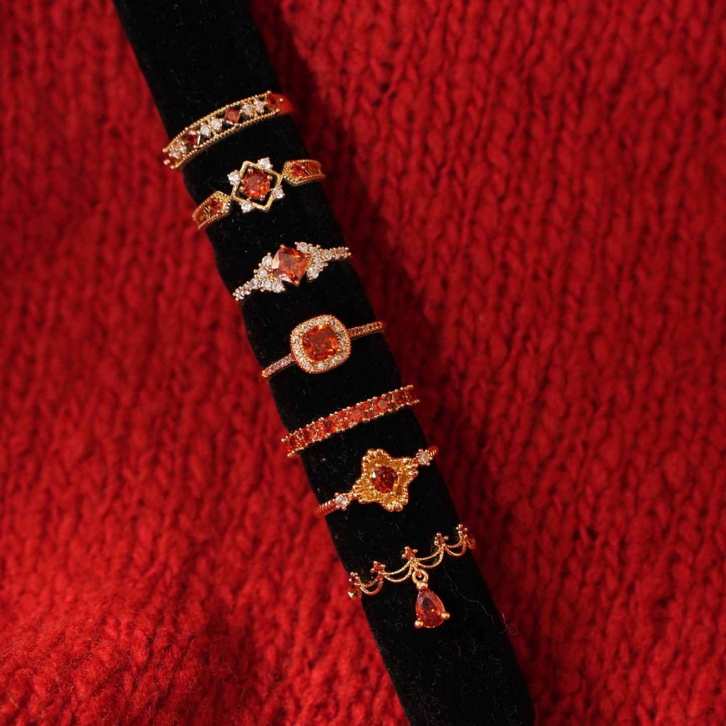 Scarlet Baroque Ring - Gold - Plated - Abbott Atelier