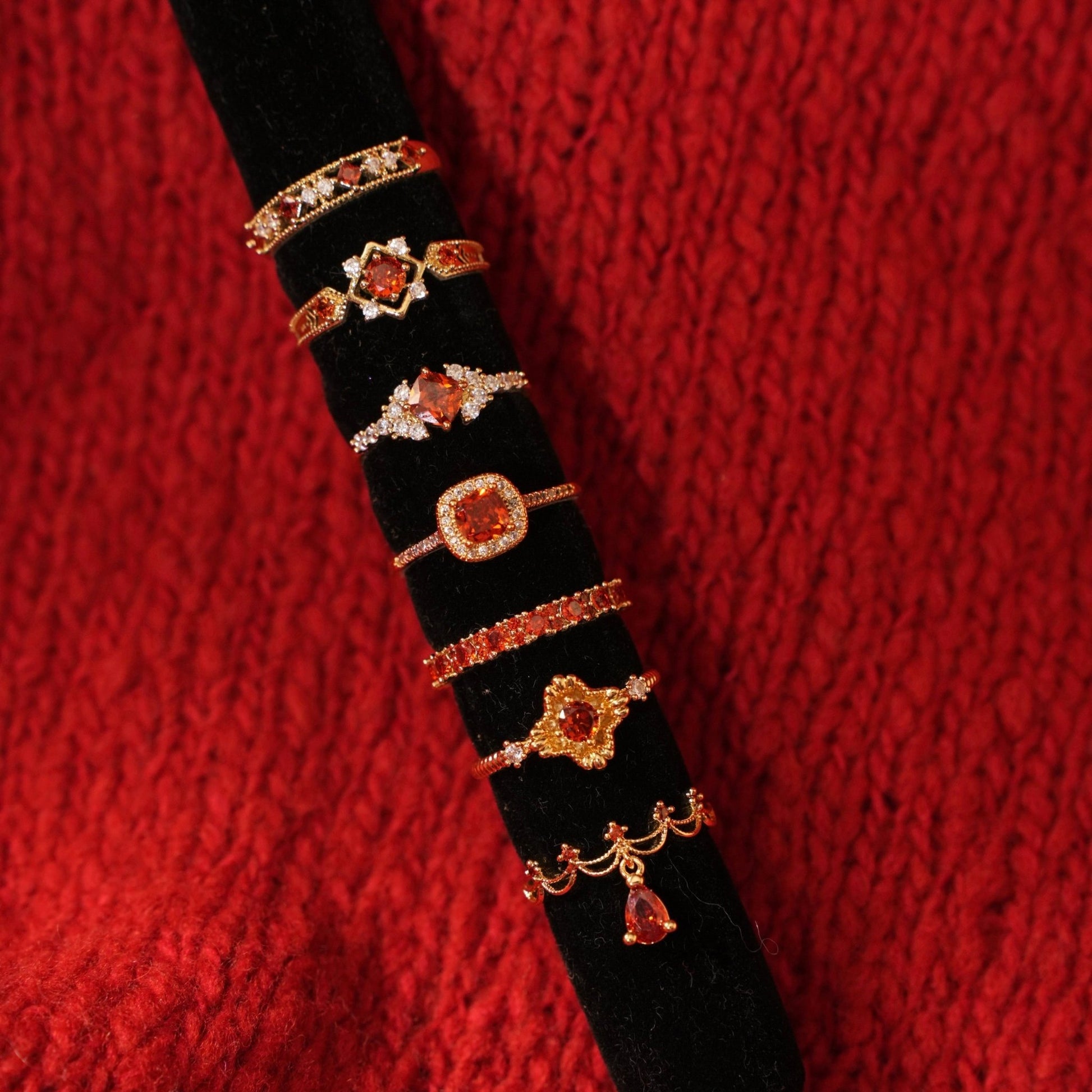 Scarlet Baroque Ring - Gold - Plated - Abbott Atelier