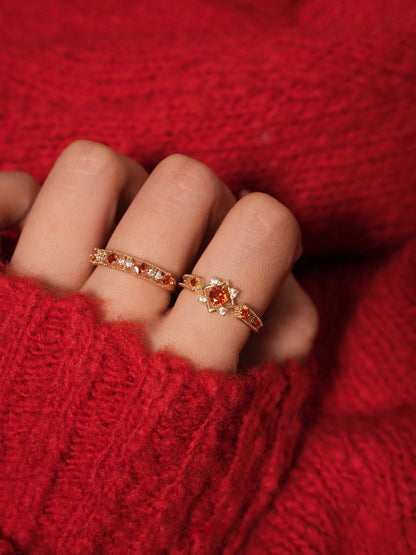 Scarlet Baroque Ring - Gold - Plated - Abbott Atelier