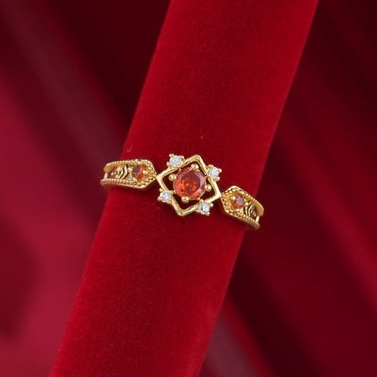 Scarlet Baroque Ring - Gold - Plated - Abbott Atelier